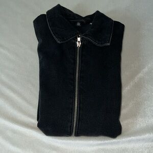 H&M Denim Bomber Jacket Size XS